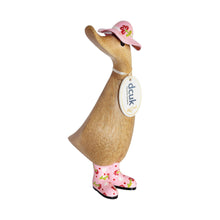 Load image into Gallery viewer, Duck Floral Hat Duckling Natural
