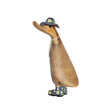 Load image into Gallery viewer, Duck Floral Hat Duckling Natural
