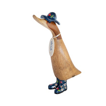 Load image into Gallery viewer, Duck Floral Hat Duckling Natural
