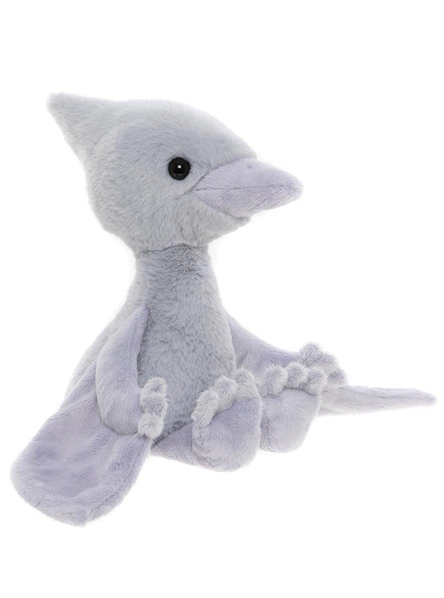 Bear & Me By Charlie Bears Wings Pterodactyl Cloudy Grey L 36cm