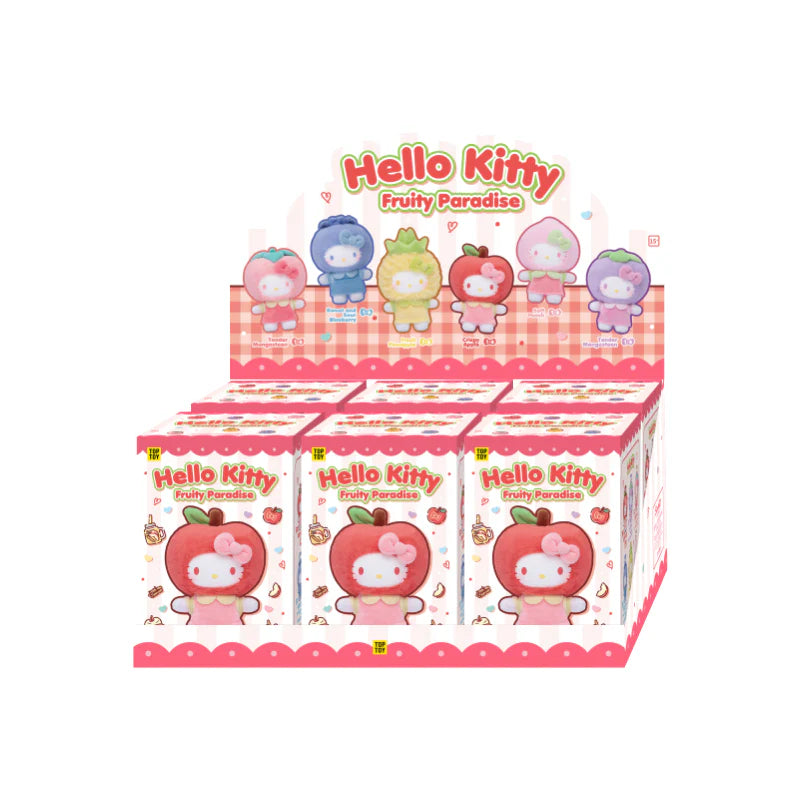 Toptoy Hello Kitty Fruity Paradise Vinyl Plush Keychain Gift Blind Box