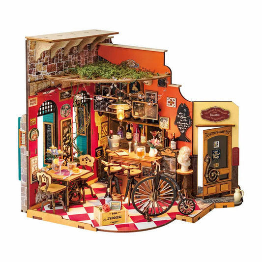 Robotime Rolife Cheers Bar & Dining DIY Miniature House DG173