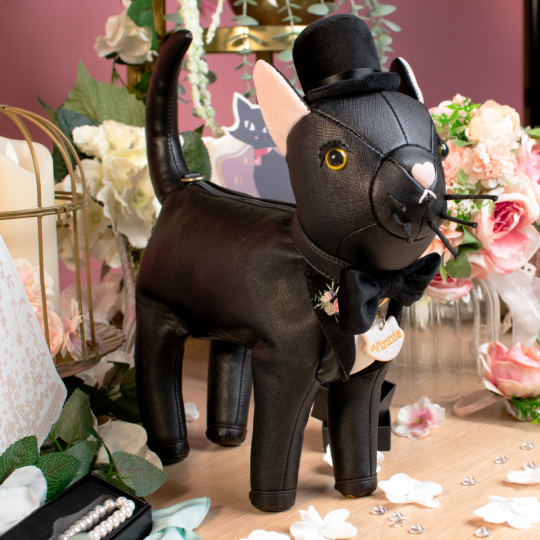Vendula The Wedding Shop-Vinnie the Groom Cat Bag