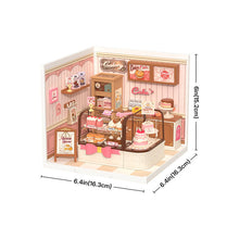 Load image into Gallery viewer, Robotime Rolife Tasty Cake Shop DIY Miniature House DW019B

