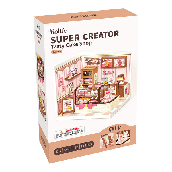 Robotime Rolife Tasty Cake Shop DIY Miniature House DW019B