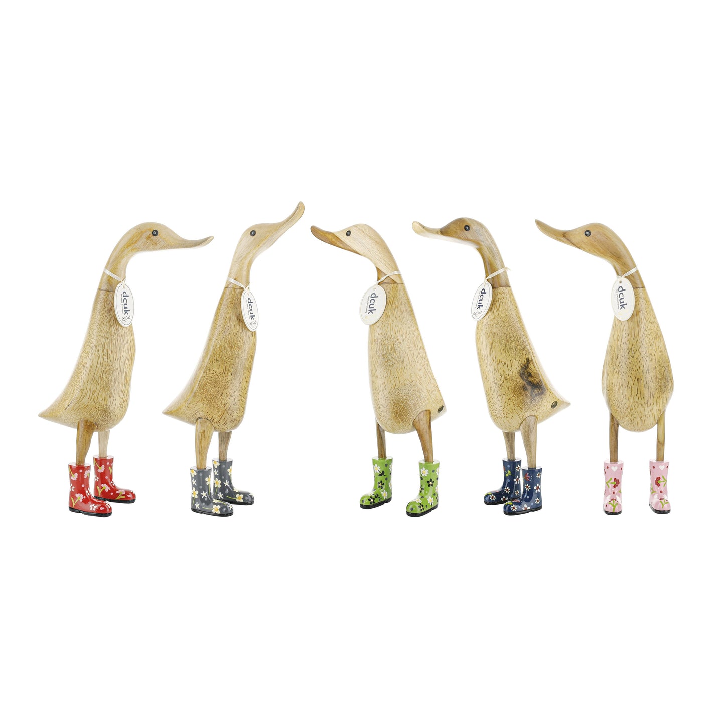 DCUK Natural Welly Ducklet Flowers Natural (1pc)