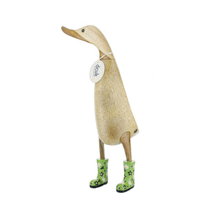 DCUK Natural Welly Ducklet Flowers Natural