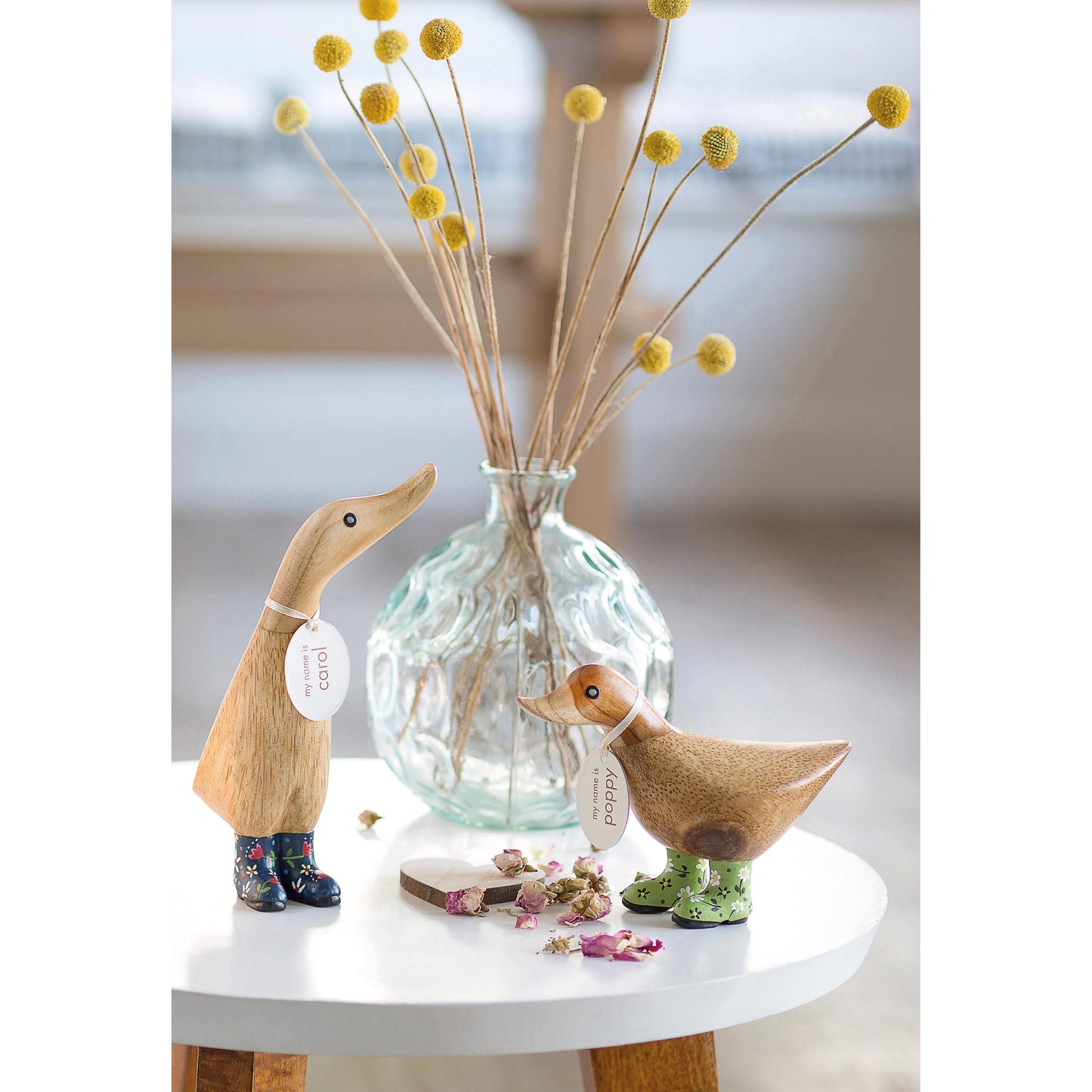 DCUK Natural Welly Ducklet Flowers Natural (1pc)
