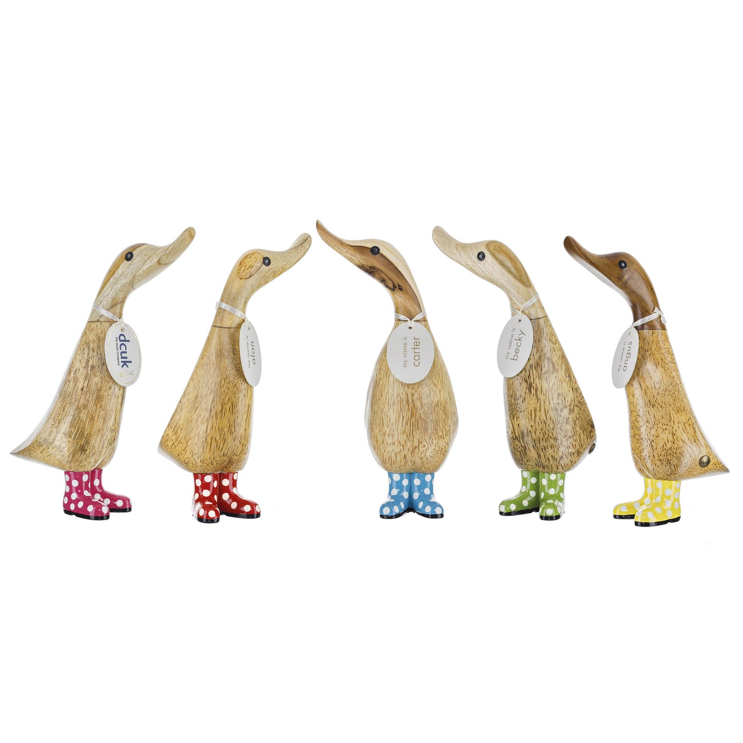 DCUK Natural Welly Duckling Spotty (1pc)