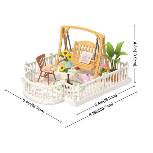 Robotime Rolife Super Creator Extension Pack – Sunny Break Terrace