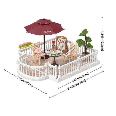 Robotime Rolife Super Creator Extension Pack – Chic Café Terrace