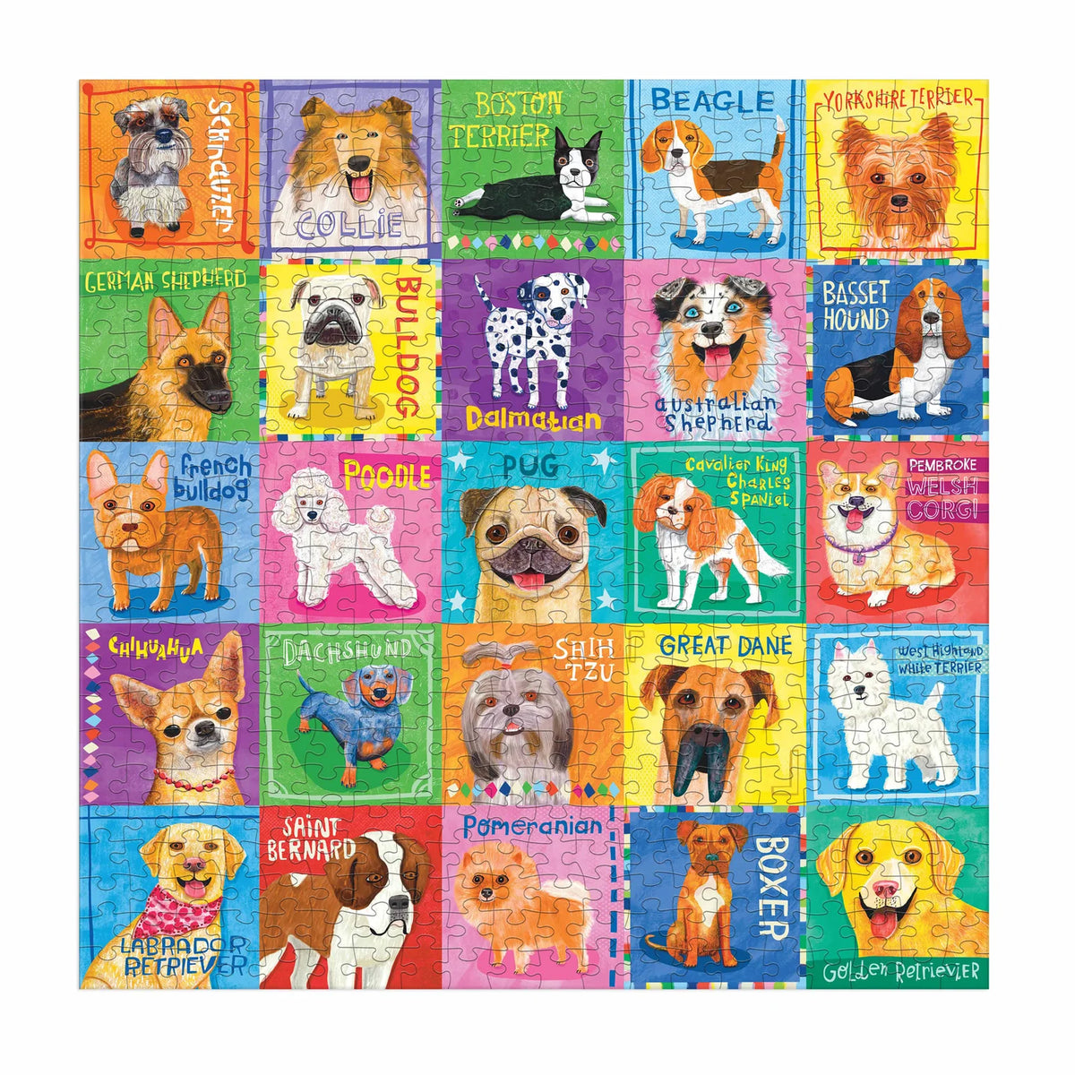 Mudpuppy Pawsome Portraits Family Puzzle - 500pcs Multi-Coloured