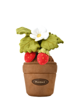 Load image into Gallery viewer, PlushWoods Strawberry Plant Plush With Pot 20cm

