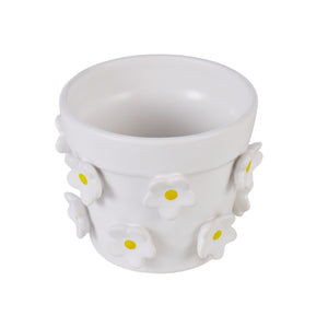 Emporium Lily Planter White 13x12.6x10.3cm