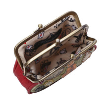 Load image into Gallery viewer, Vendula Tick Tock Clock Shop Clipper Coin Purse
