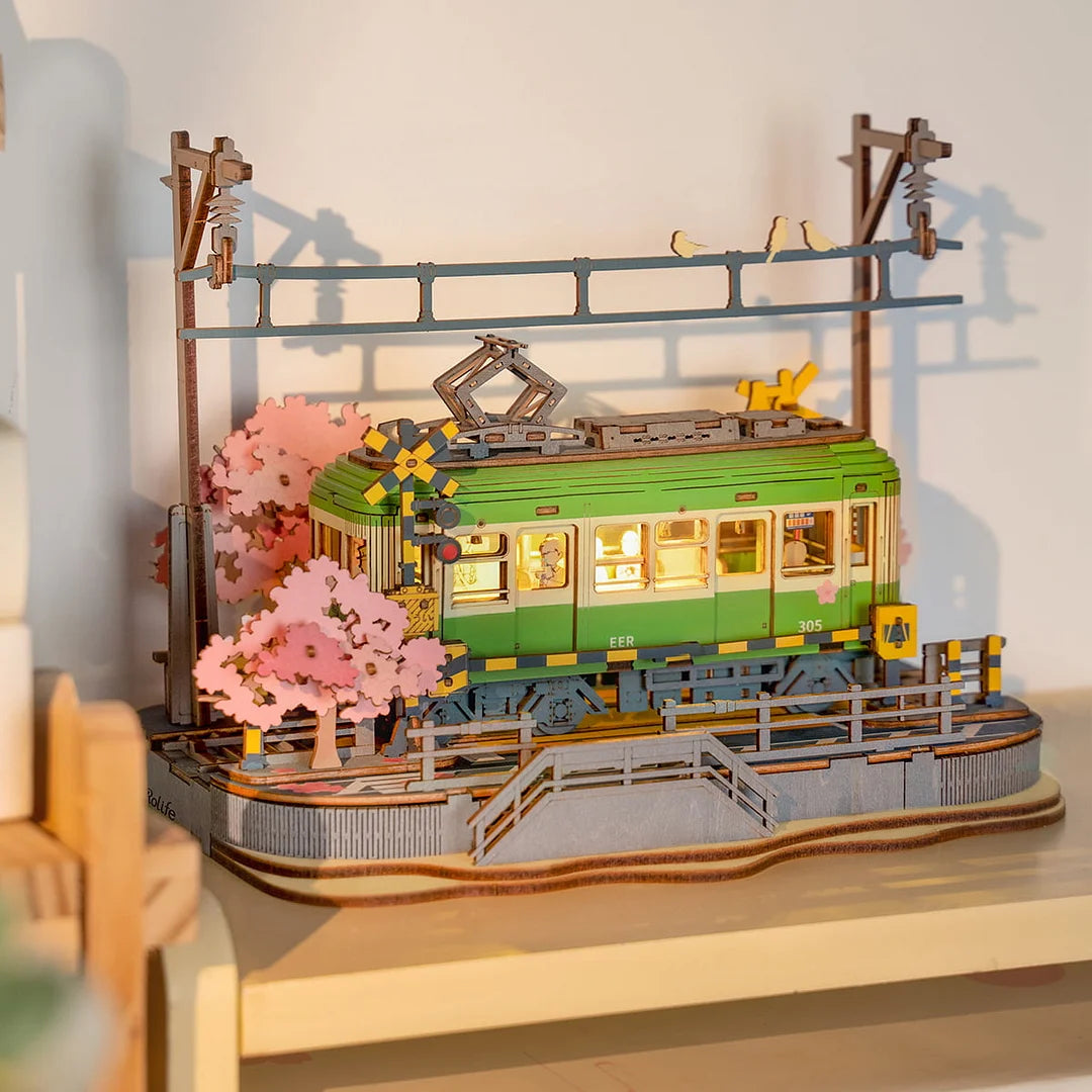 Robotime Rolife Sakura Journey 3D Wooden Puzzle 16.7cm