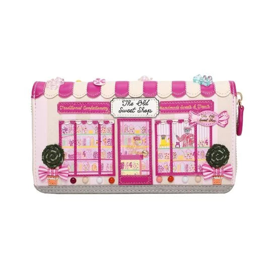 Vendula The Old Sweet Shop Large Ziparound Wallet