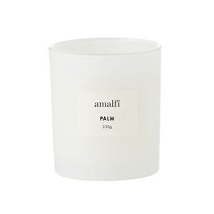 Amalfi Palm Scented Soy Wax Candle 330g