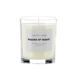 Society Home Visions of Venice Scented Soy Candle 180g