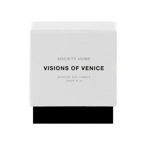 Society Home Visions of Venice Scented Soy Candle 180g