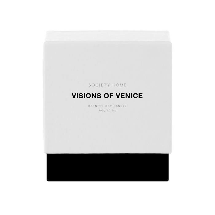 Society Home Visions of Venice Scented Soy Candle 300g