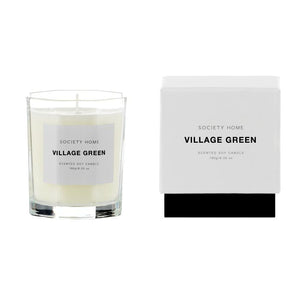 Society Home Village Green Scented Soy Candle 180g