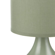 Load image into Gallery viewer, Emporium Aneesa Ceramic Table Lamp Green 15x15x25cm
