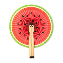 Load image into Gallery viewer, Kikkerland Fruity &amp; Sweet Paper Fans
