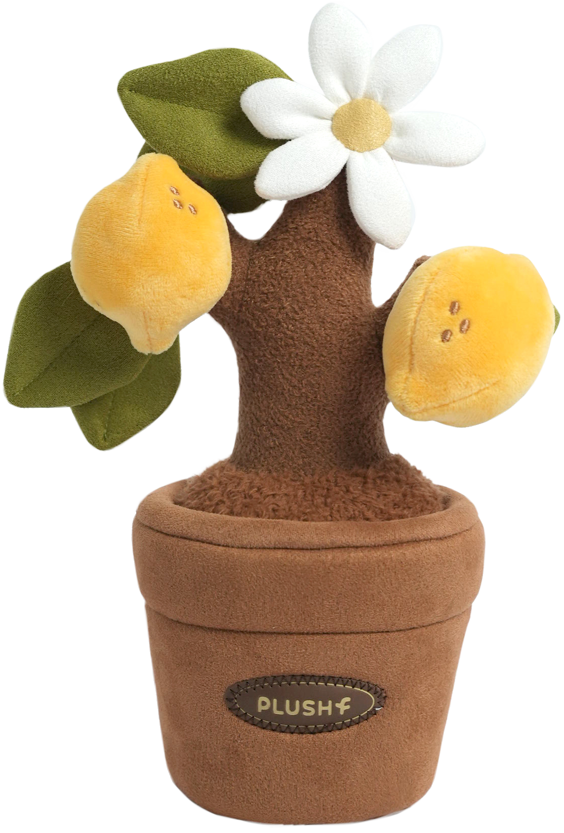 PlushWoods Lemon Tree Plant Plush With Pot 25cm