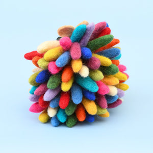 Tara Treasures - Felt Colourful Rainbow - Hedgehog