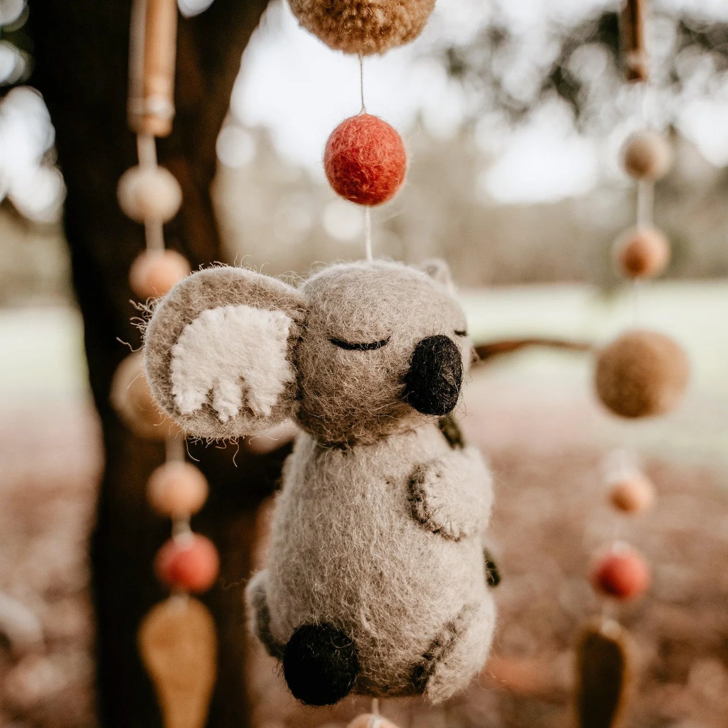 Tara Treasures Baby Cot Mobile Sleeping Koala