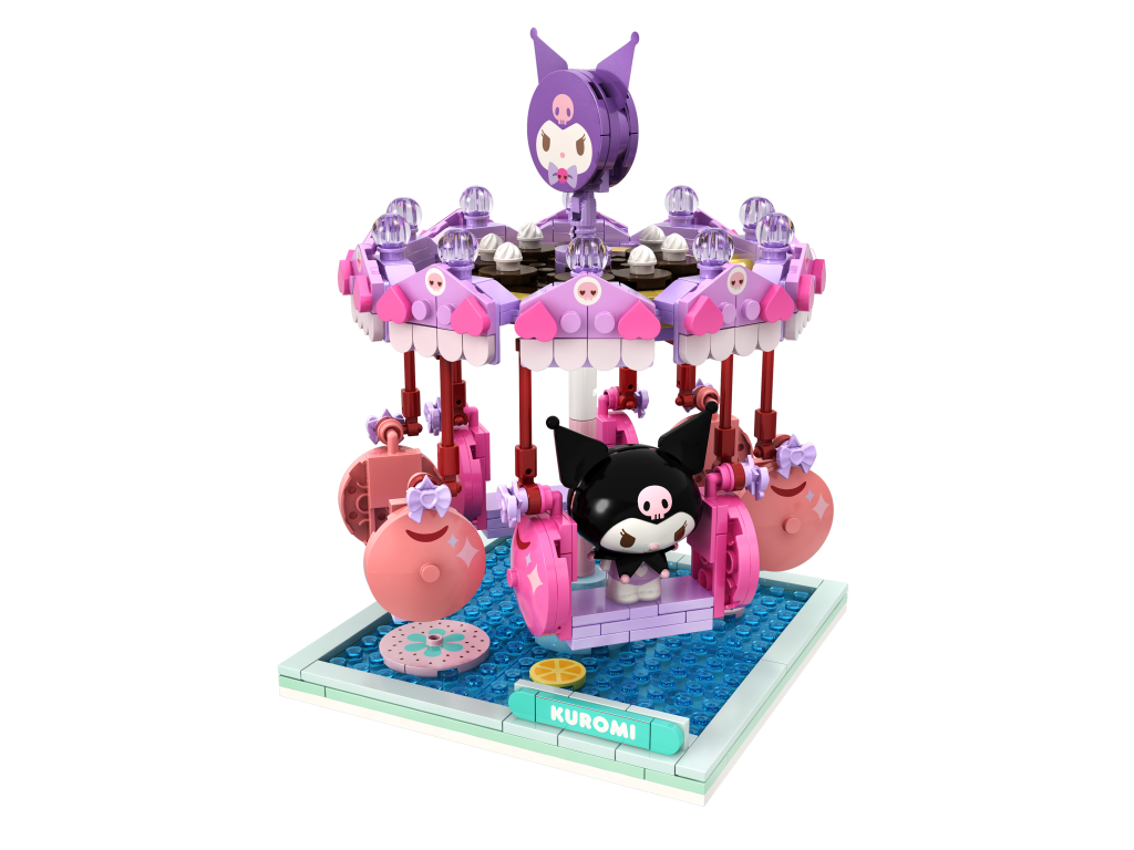 Hello Kitty - YuMe Blocks Summer Wunderland- Kuromi Swing Ride