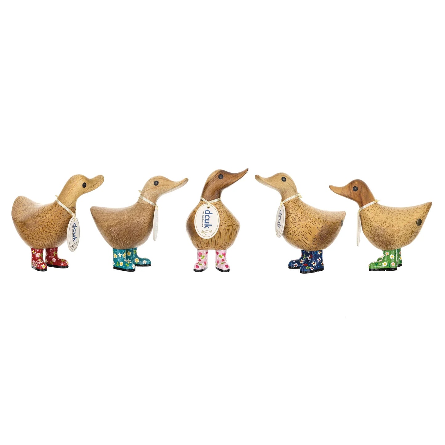 DCUK Natural Welly Ducky Flowers (1pc)