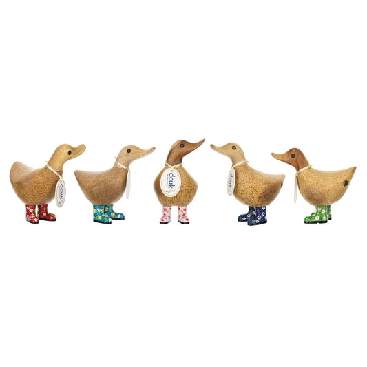 DCUK Natural Welly Ducky Flowers (1pc)