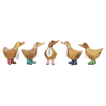 Load image into Gallery viewer, DCUK Natural Welly Ducky Flowers (1pc)
