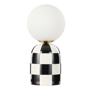 Emporium Archie Table Lamp Black & White