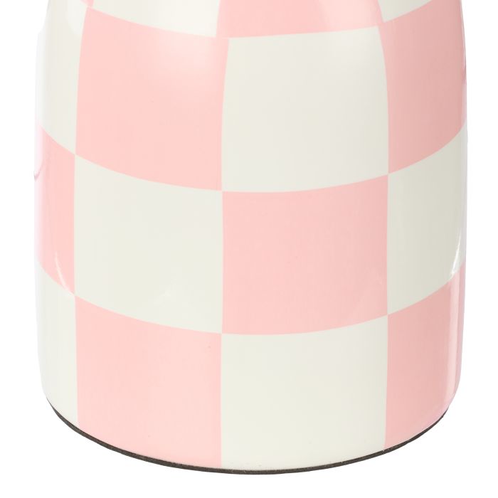 Emporium Archie Table Lamp Pink & White