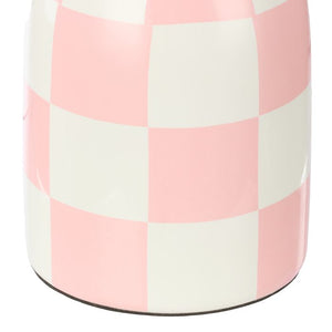Emporium Archie Table Lamp Pink & White