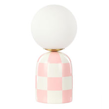 Load image into Gallery viewer, Emporium Archie Table Lamp Pink &amp; White
