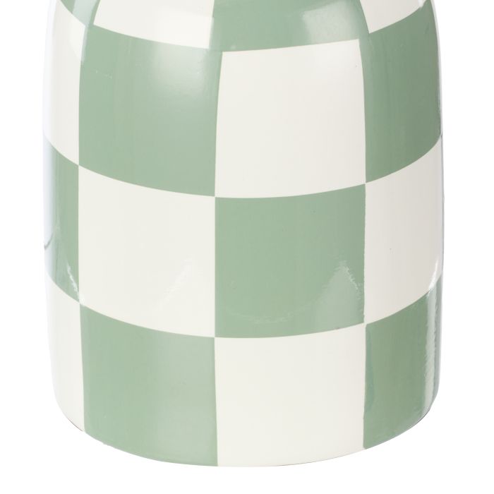 Emporium Archie Table Lamp Green & White