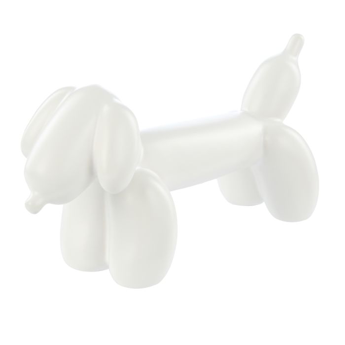 Emporium Bubbles Balloon Dog Sculpture White