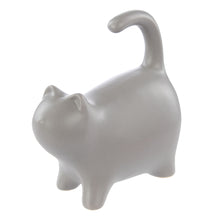 Load image into Gallery viewer, Emporium Mama Cat Sculpture Grey 14cm
