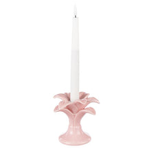 Load image into Gallery viewer, Emporium Neri Palm Candle Holder Pink 11x11x11cm
