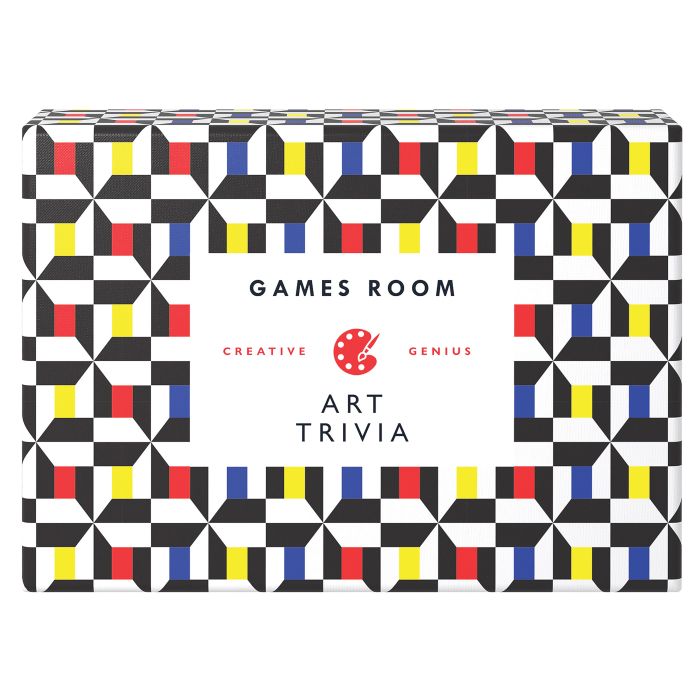 Games Room Art Trivia Multi-Coloured 12.5x5.5x9cm
