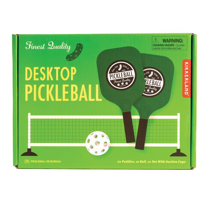 Kikkerland Desktop Pickleball Green