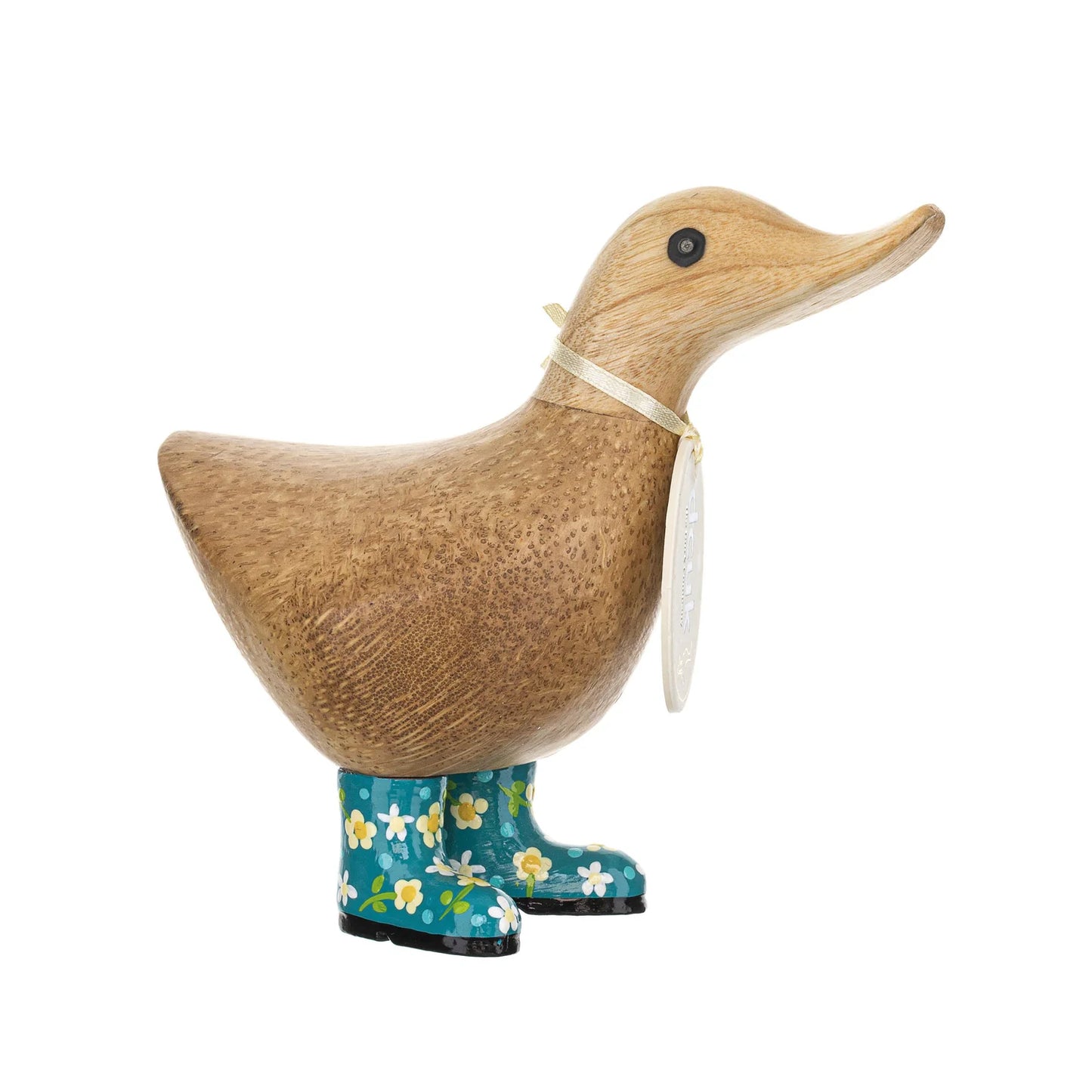 DCUK Natural Welly Ducky Flowers (1pc)