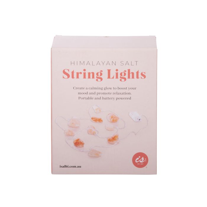 Discovery Zone Himalayan Salt String Lights Pink 165cm