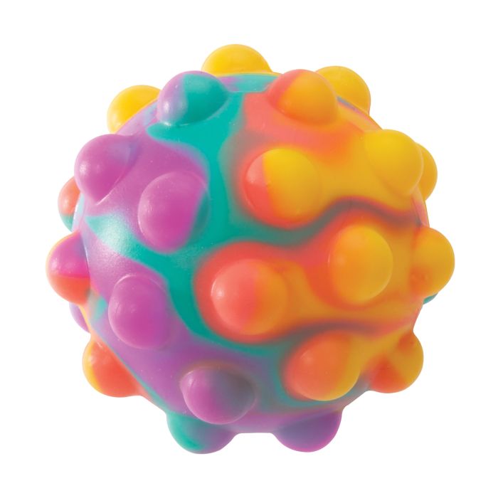 isGift Push & Pop Ball Multi-Coloured 7cm