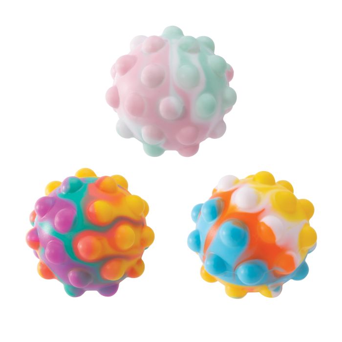 isGift Push & Pop Ball Multi-Coloured 7cm