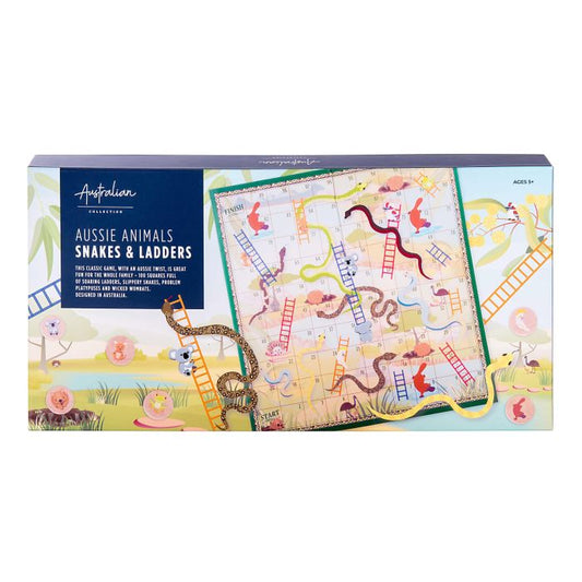 The Australian Collection Aussie Animals Snakes & Ladders